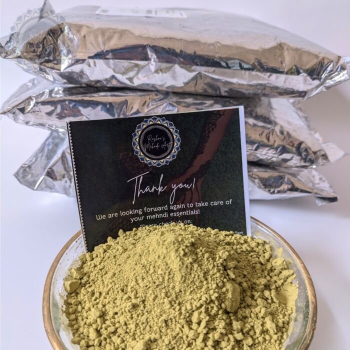 100% Pure Organic Mehndi Powder – 7X Filtered - Image 2