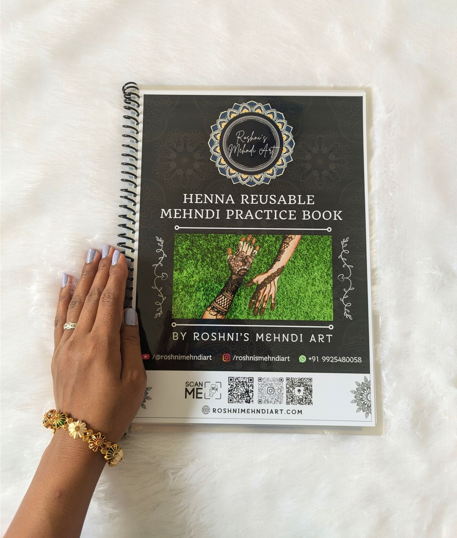 Henna Reusable Mehndi Practice Book