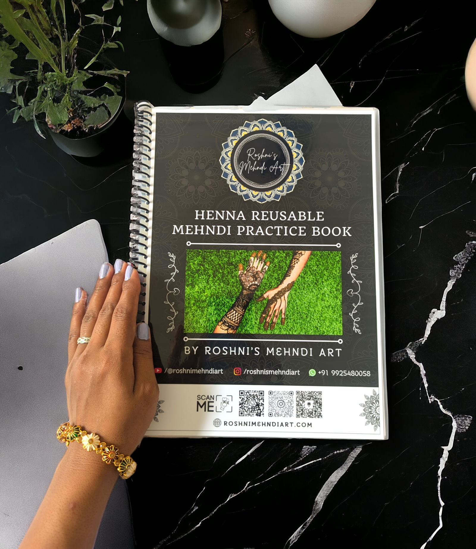 Henna Reusable Mehndi Practice Book